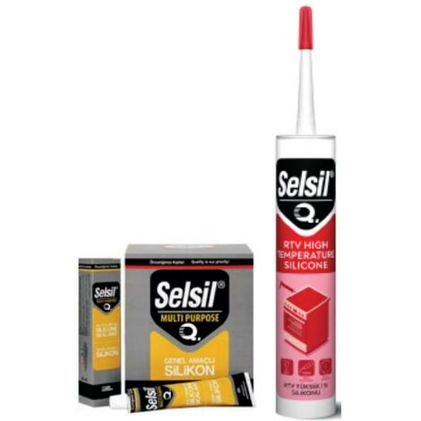 SILICONE ALTE TEMPERATURA ml.85 ROSSO