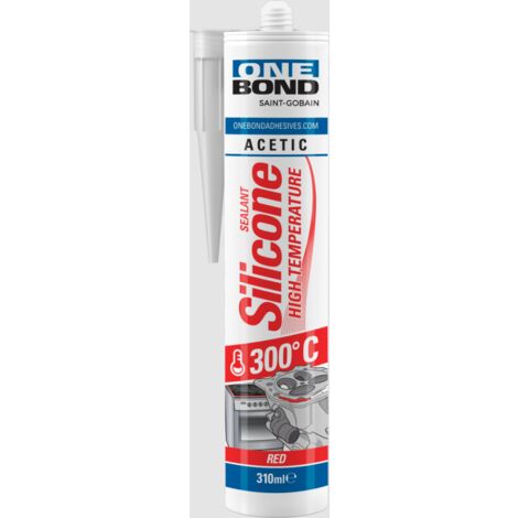 Silicone alte temperature rosso 310ml resistenza fino a 300°c