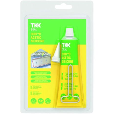 Silicone alte temperature tekasil acetat 300°c - ml.60 rosso - 4 bl