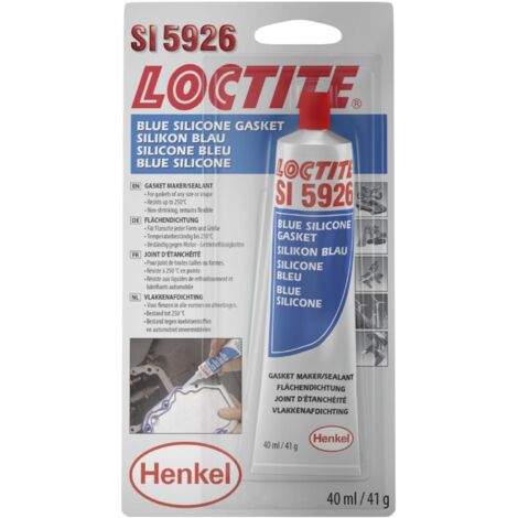Loctite – Joint silicone bleu 40ml – Étanchéité flexible pour carters et pompes – Résistant aux cycles thermiques – Plage -55°C à +204°C