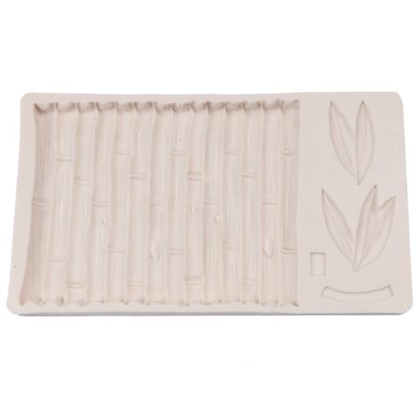 Silicone Cake Mold Bamboo Leaves Pattern Pudding Desserts Baking DIY Mold Soap Making Tool