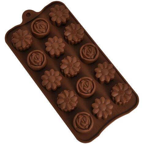 Silicone Chocolate Candy Molds Baking Molds for Cake, Brownie Topper, Hard  & Soft Candies, Gummy, Jello, Keto Fat Bombs - Hearts, Stars, Flowers, Fun