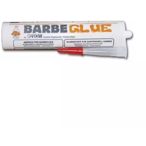 silicone/collante in tubo per barbecue sarom fuoco "speciale barbeglue"