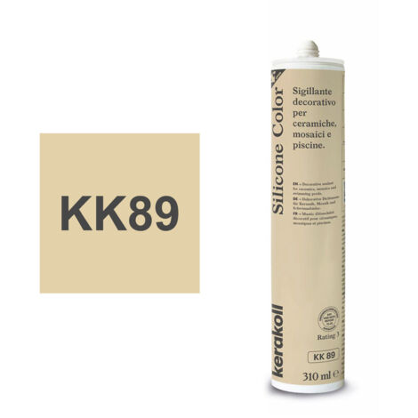 SILICONE COLOR KK 89 - SIGILLANTE DECORATIVO ELASTICO ED IMPERMEABILE PER PIASTRELLE INTERNI/ESTERNI DA 310 ML - 1PZ KERAKOLL