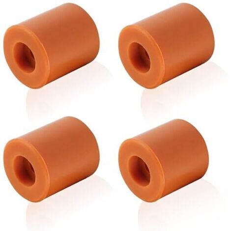 Silicone Heated Bed Leveling Column for 3D Printers, Original Heat-Resistant Silicone Pad for Stable Heated Bed for Ender 3/3V2/3 Pro, CR-10 (4PCS)