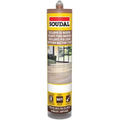 silicone legno soudal 300 ml - rovere medio