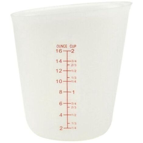 Silicone measuring cups, 500ml mixing cups with transparent scale, measuring cup for epoxy resin casting molds, crafts
