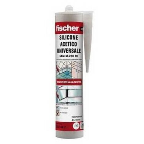 SILICONE MULTIUSO ACETICO UNIVERSALE SAM M Bianco ml 280