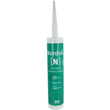 Silicone neutre Nordsil N gris clair cartouche 310 ml