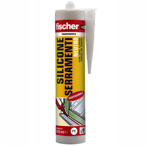 Silicone neutre Snf310 transparent 310 ml Fischer