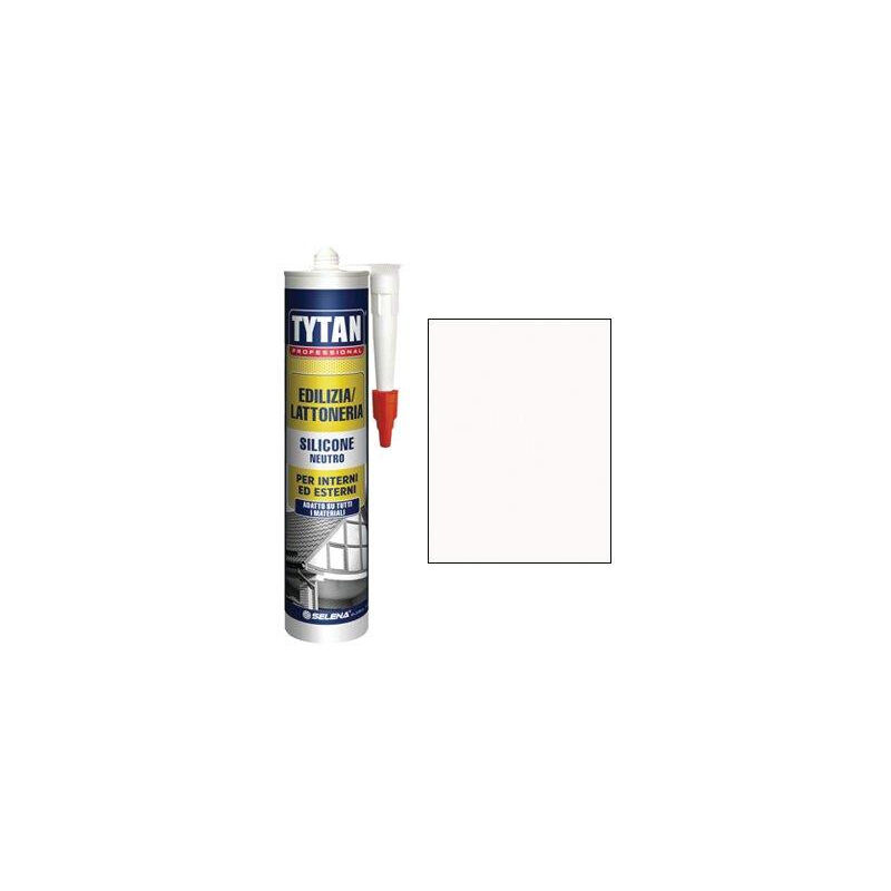 Silicone Neutro Edilizia Lattoneria Serramenti 300 Ml Ral 9010 Bian...