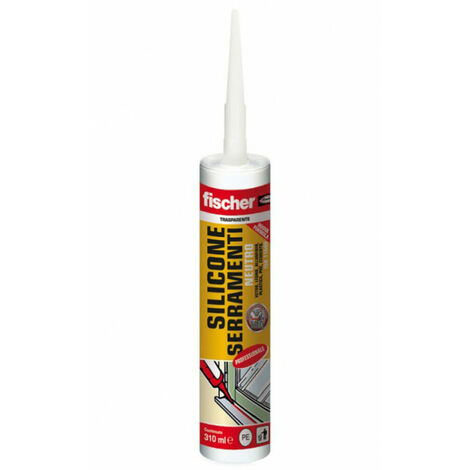 Silicone Neutro Serramenti Fischer Bianco