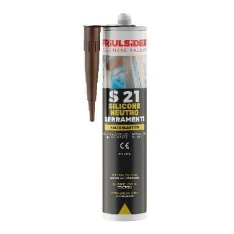 Silicone neutro serramenti friulsider marrone 310 ml - s2105