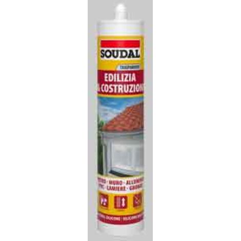 Silicone neutro soudal 300 ml - bianco