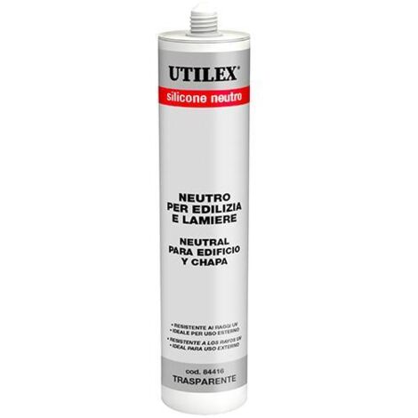 SILICONE NEUTRO """UTILEX""" 310GR TRASPARENTE