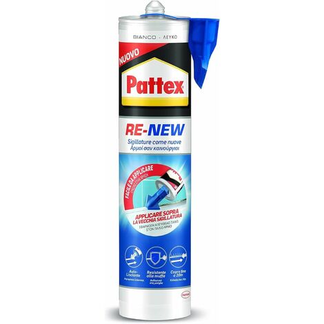 Silicone Pattex bagno sano re new bianco ml280