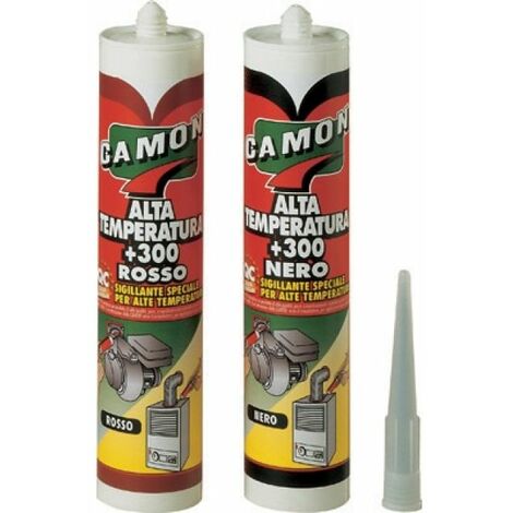 SILICONE PER ALTE TEMPERATURE ml. 280  Nero