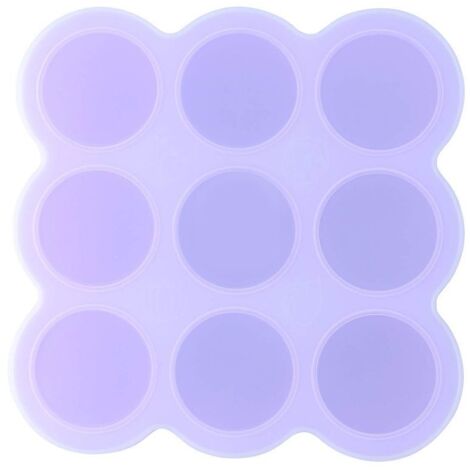 Silicone Pour Bébés Conservation Behl'an Au lait Maternel, la Congélation d'aliments pour bébés avec Silikondeckel,Violet