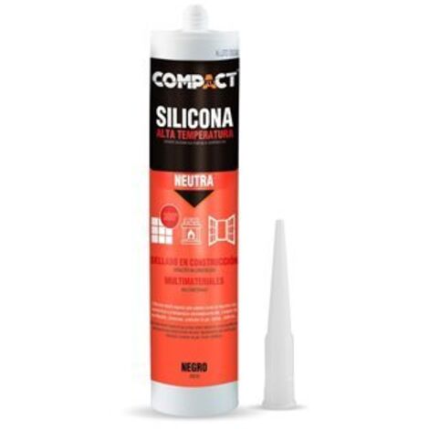 Silicone pour zones à haute température (jusqu'à 300ºC) couleur noire