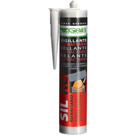 SILICONE REFRATTARIO colore grigio ml 310