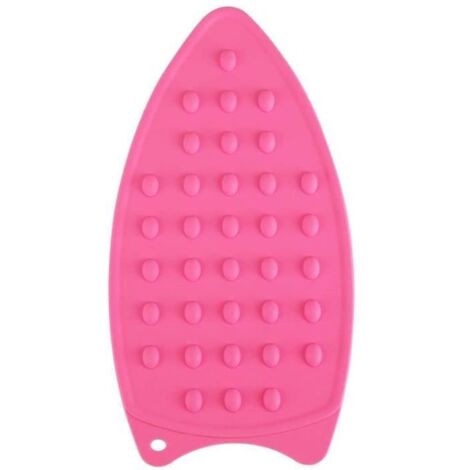 silicone repose fer repose,coussin de fer en silicone,Planche à Repasser portative,pour Le Voyage à la Maison(Rose)