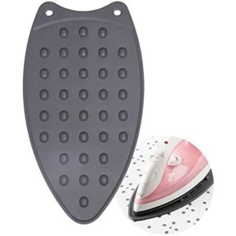 Silicone Repose Fer,Le Repassage du Tapis résistant à la Chaleur,Support pour Fer à Repasser en Silicone,pour Planche à Repasser Tapis de Repassage antidérapant