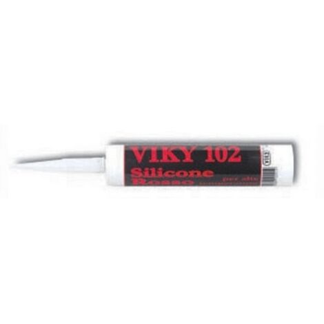 SILICONE ROSSO PER ALTE TEMPERATURE VIKY- 280 ml- VIKY- pezzi 1