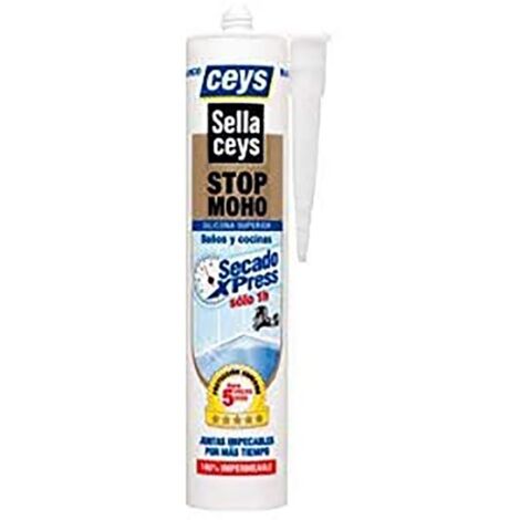 SILICONE SALLE DE BAIN STOP MOISISSURE BLANC
