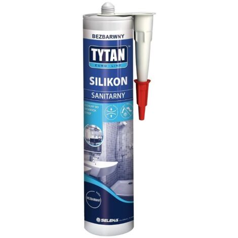 SILICONE SANITAIRE EURO-LINE 280ML BLANC - SIL S TE BI