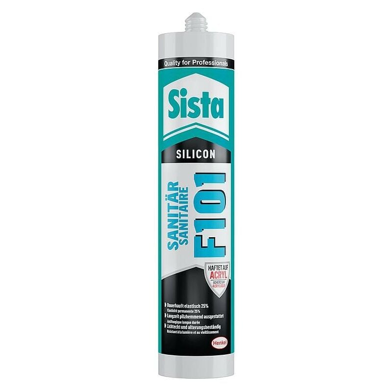 Sista - Silicone sanitaire F101 caramel (brillant) cartouche 300ml