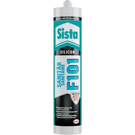 Silicone sanitaire SISTA F101 caramel (brillant) cartouche 300ml