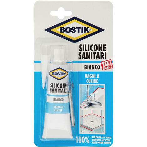 Silicone Sanitari, Bianco, 60 ML