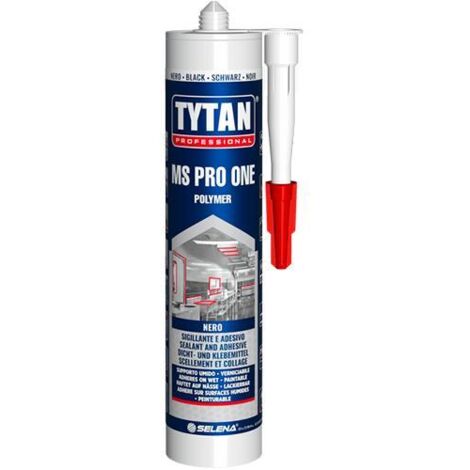 SILICONE SIGILLANTE POLIMERO MS PRO 280ML NERO TYTAN