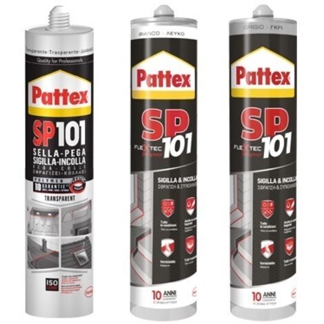 Silicone Sigillante Polimero Pattex Sp101 Bianco 280 Ml