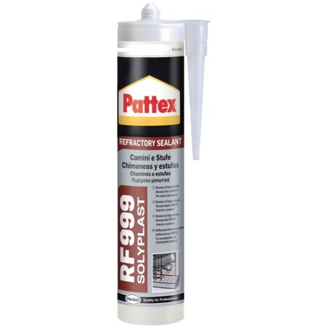 Silicone sigillante refrattario x camini stufe pattex rf999 henkel 500 gr