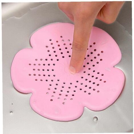 10 Package Flower Bathroom Drain Strainer Hair Catcher Bathtub Shower Drain  Cover Hair Trap Hair Catcher Bathtub Drain Strainers Protectors Cover  Filter Chain Hook For Kitchen and Bathroom Barthtub 