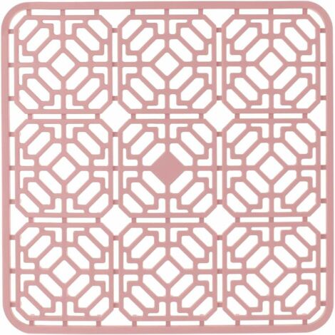 Silicone sink mat, silicone sink insert, 30 x 30 x 1.2 cm sink insert, dishwasher mat for storing and drying cutlery and crockery.