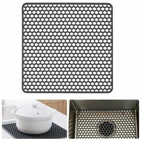 Bar MatKitchen Square Rubber Service Spill Mat PVC Black KTV Bar Drying  Dish Mats