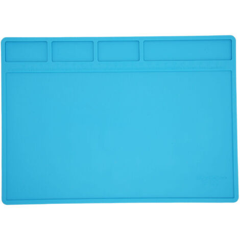 Silicone Soldering Mat - Static, Heat Repair Pad with Scale for Electronics Work - Large Size and Design