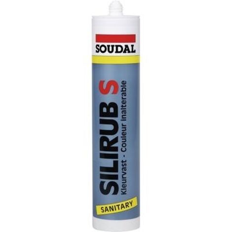 Silicone Soudal Silirub S 75120929 Couleur manhattan 310 ml V739401