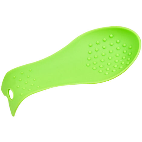 Silicone Spoon Holder Kitchenware Soup Spoon Pad Home Large Spatula Holder Spoon Rest Place Mat Multipurpose Silicone Spoon Put Pad
