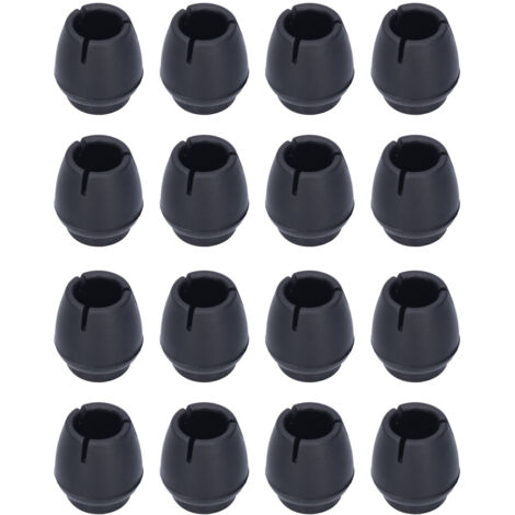 Silicone Table Chair Leg Mat Non Slip Table Chair Leg Caps Foot Protection Bottom Cover(S 16 pièces )