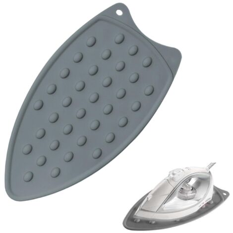 Silicone Tapis de Repos de Repassage,Tapis de Repassage,Repose fer a Repasser Silicone,Silicone Iron Rest,Accessoires pour le repassage,Grey