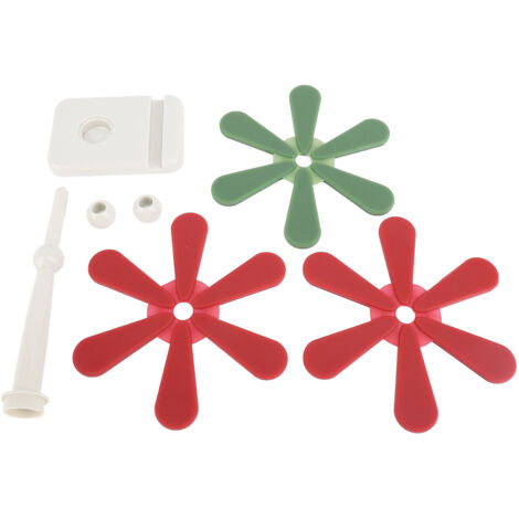 Silicone Trivet for Hot Dishes Xmas Decor Tree Shape Trivet Set Stackable Heat Resistant Non Slip Hot Pot Holder Pads
