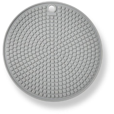 Silicone Trivet Mats Heat Insulation Round Pot Holders Anti Slip for Kitchen Dining Table Countertops
