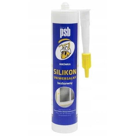 Silicone universale, incolore, 310 ml