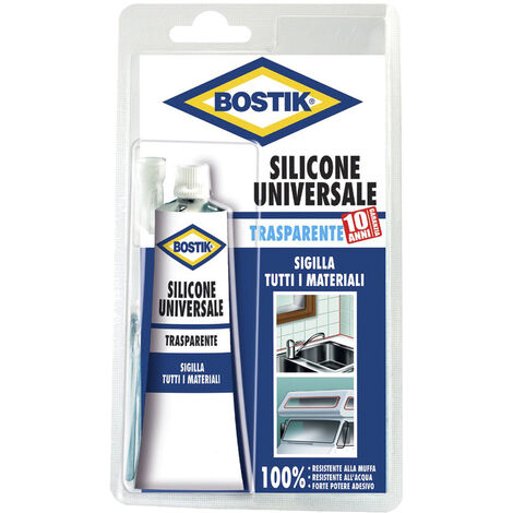 Silicone Universale per Giunti e Fessure BOSTIK 60 ml - Trasparente