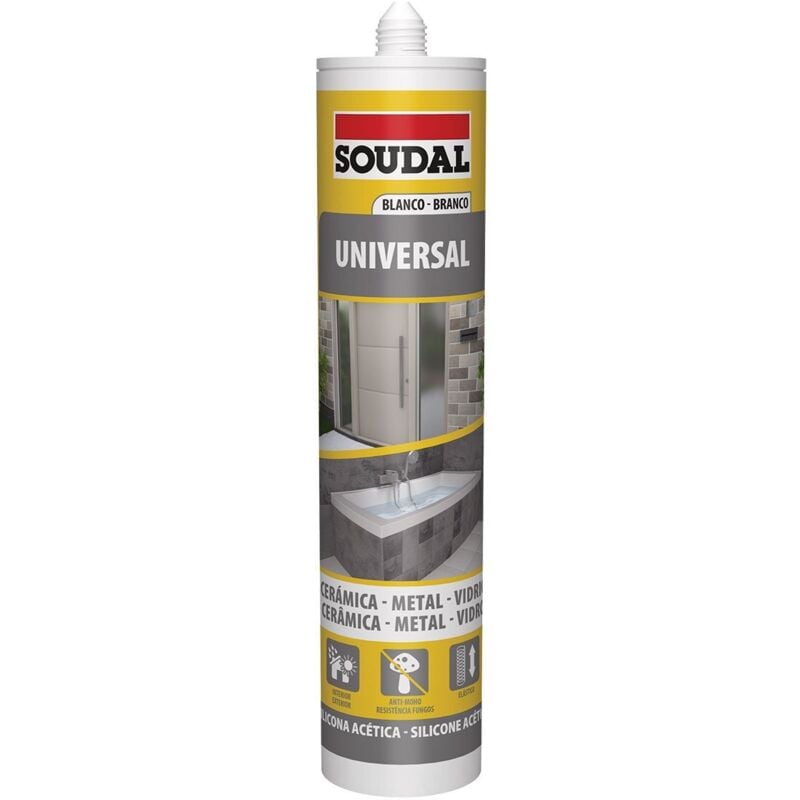 Soudal - Silicone Acétique Silicone u Transp.