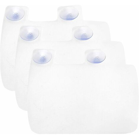 Silicone Water Splash Guard with Suction Cups for Kitchen and Bathroom Sink (Clear)