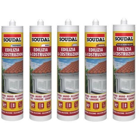 SILICONI SOUDAL EDILIZ. T.MORO8017 300ML